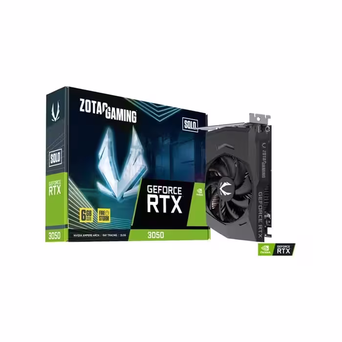 کارت گرافیک زوتاک GAMING GeForce RTX 3050 6GB GDDR6 Solo