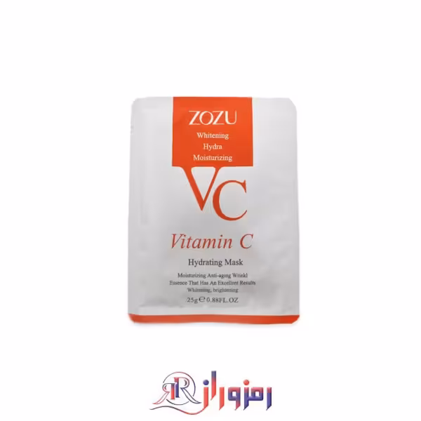 ماسک ورقه ای ویتامین سی زوزو بیوآکوا bioaqua zozo پک10عددی