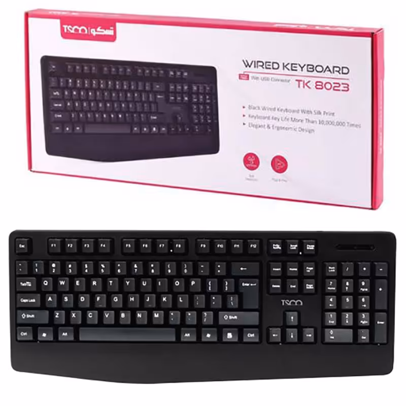 کیبورد سیمی تسکو TSCO TK-8023