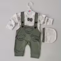 نوزادی پیش بندی، سه تیکه نوزادی، سایز1 موجود است