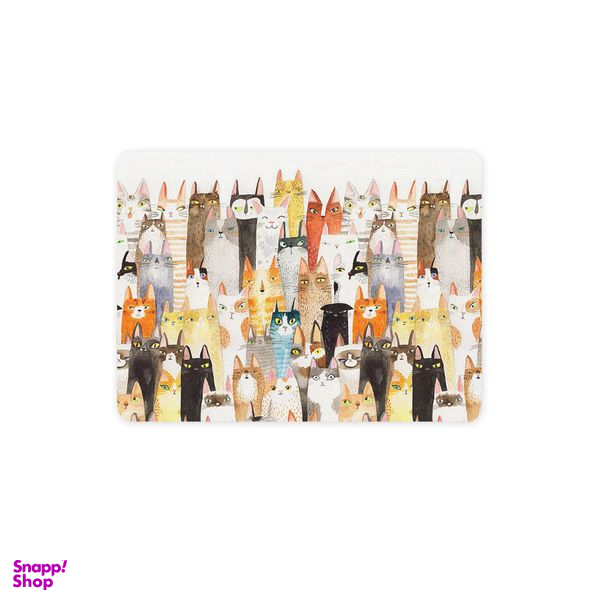 ماوس پد ترمه طراحان ایده مدل گربه های رنگی کد CFP1326