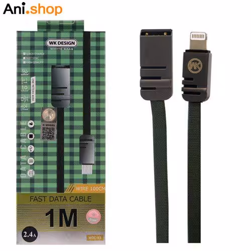 کابل تبدیل USB به USB-C دبلیو کی مدل WDC-83 طول 1 متر کد 63