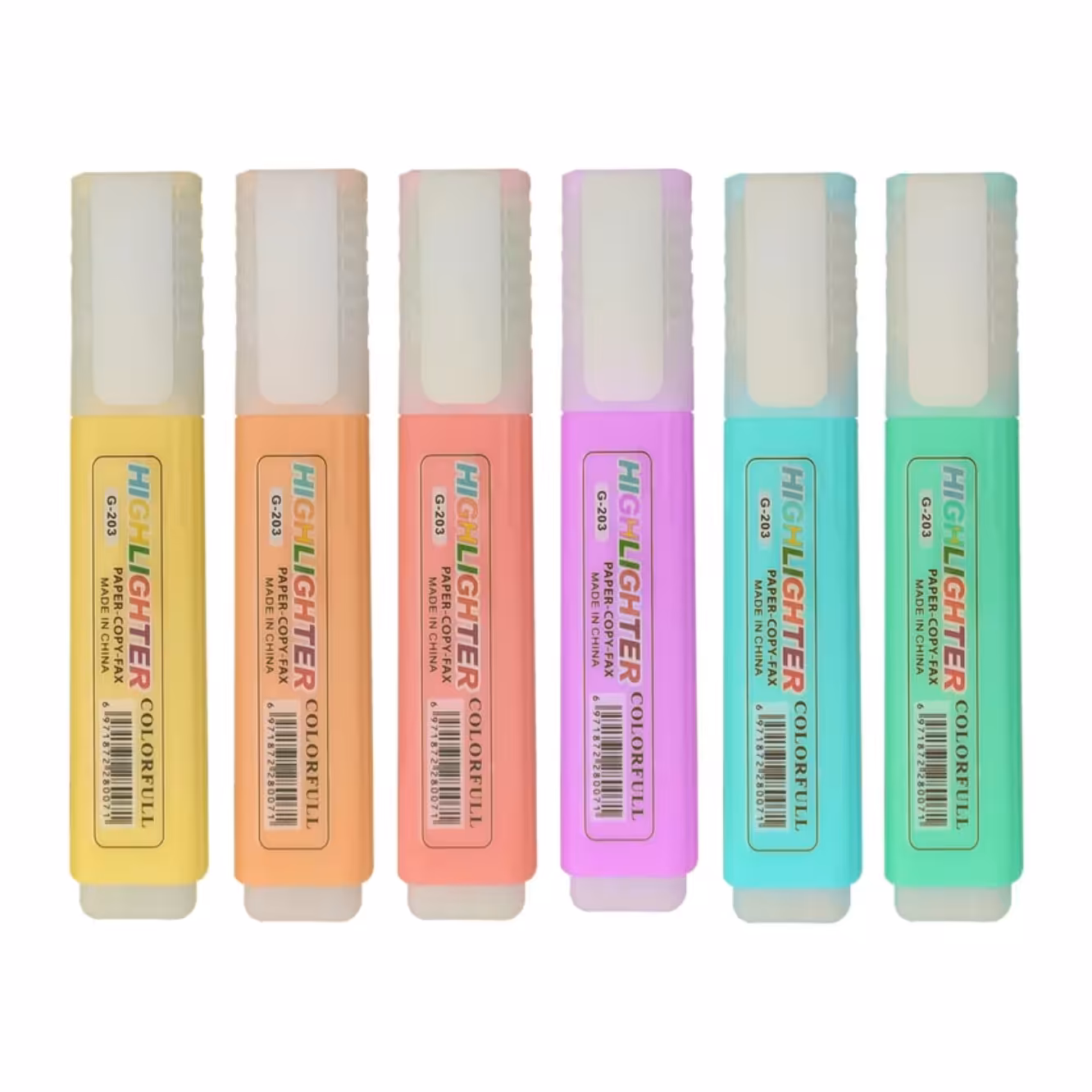 ماژیک علامت زن (هایلایترG203)بسته 6 عددی