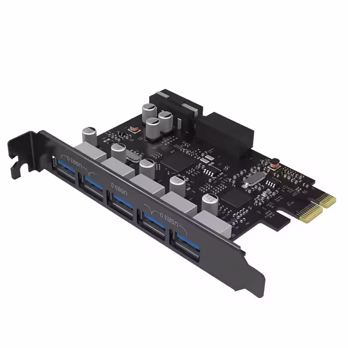 هاب کارتی 5 پورت USB 3.0 اوریکو مدل PVU3-5O2I