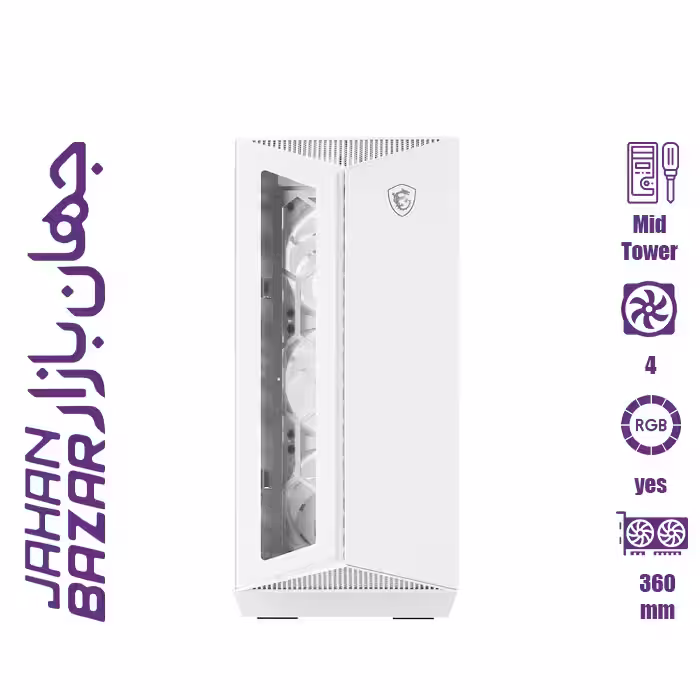 کیس کامپیوتر ام اس آی مدل MPG GUNGNIR 110R WHITE