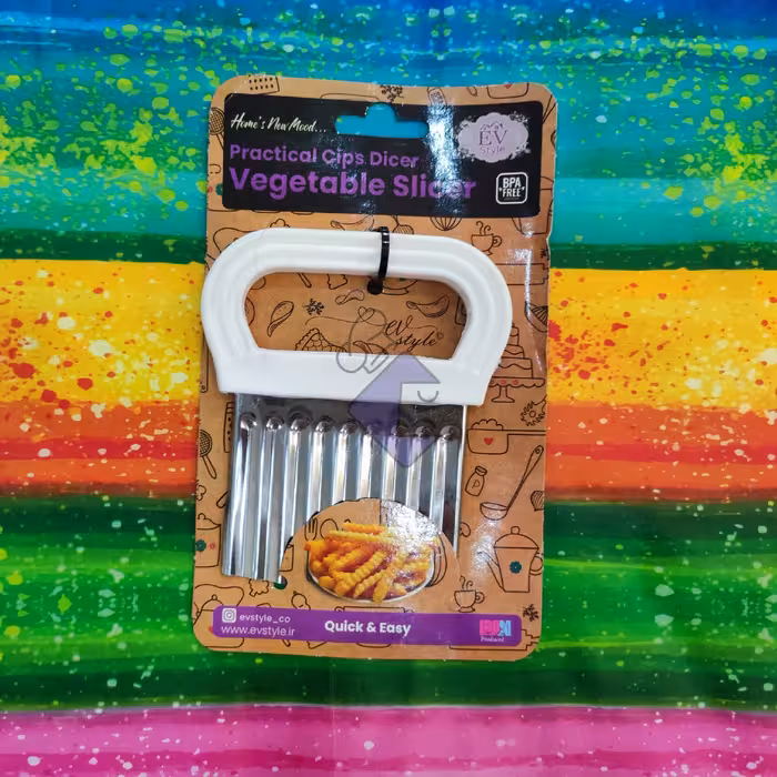 کاتر دالبر  زن و خلال کن سیب زمینی، میوه و صیفی جات