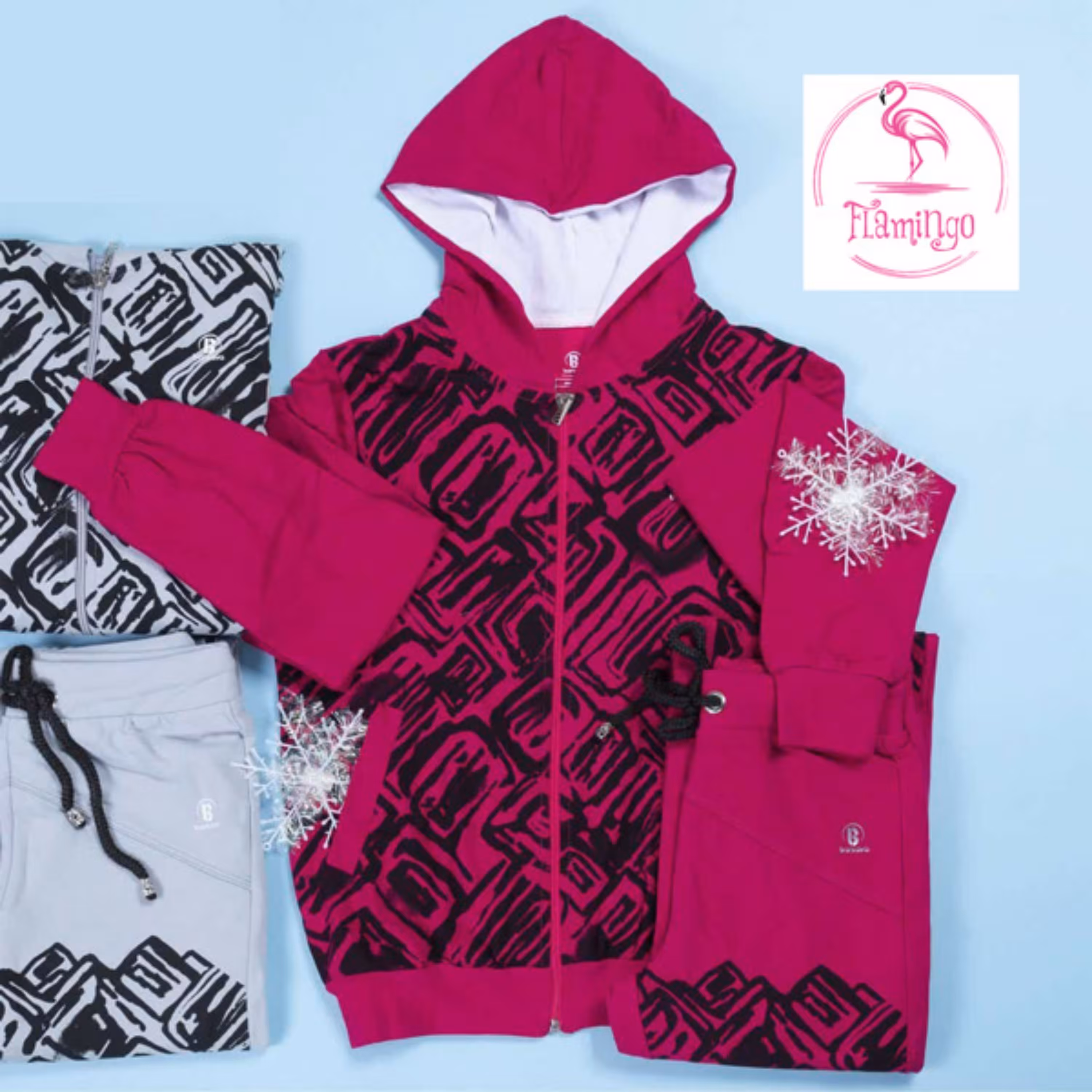 ست سوئیشرت شلوار مربع پیچی