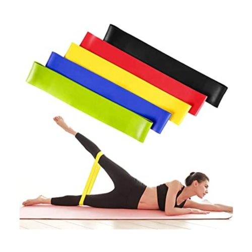 کش مینی لوپ پیلاتس مجموعه 5 عددی EXERCISE RESISTANT BELT
