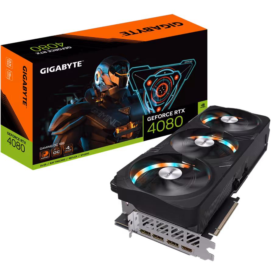 کارت گرافیک  گیگابایت مدل GeForce RTX™ 4080 16GB GAMING OC با حافظه 16 گیگابایت