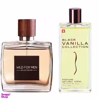 ادوپرفیوم استاویتا (Stavita) مدل Black Vanilla به همراه ادوپرفیوم مردانه مدل Wild حجم 100 میلی‌لیتر