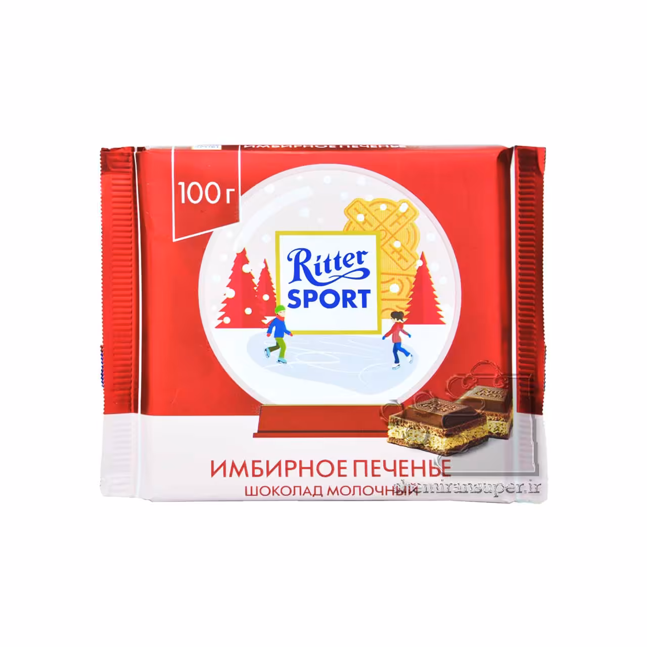 شکلات با مغز دسر زنجبیلی 100 گرم ریتر اسپرت – ritter sport