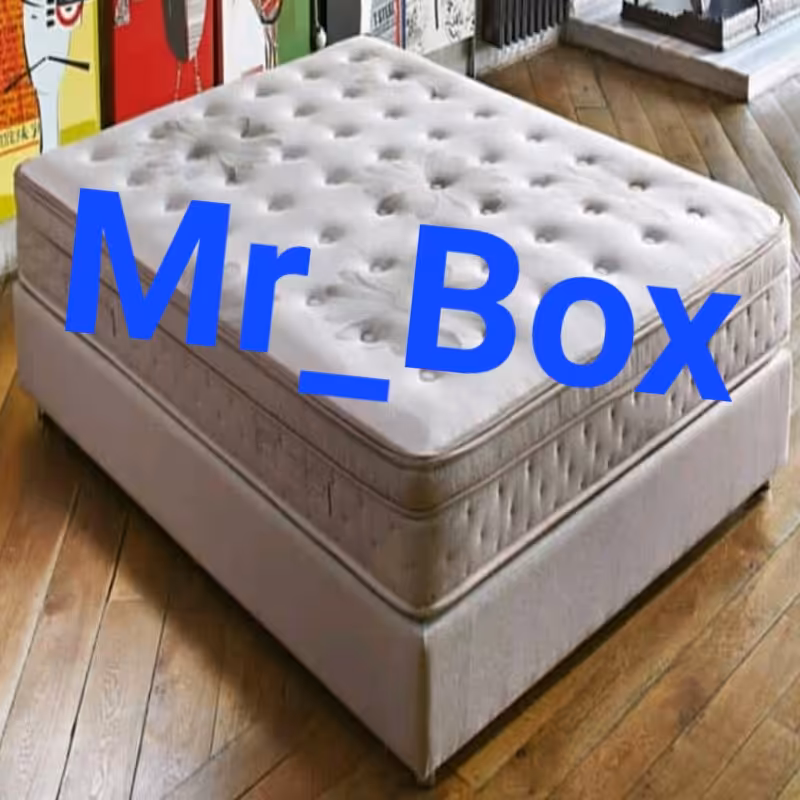 تختخواب تخت خواب باکس ثابت هتلی چوبی  سایز  90 یکنفره تکنفره بدون تشک