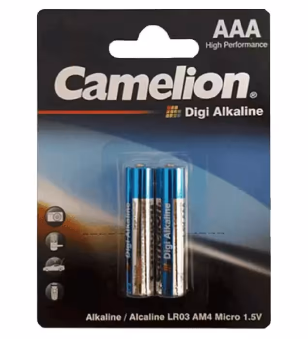 باتری نیم قلمی کملیون مدل LR03-BP2DG