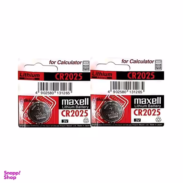 باتری سکه ای مکسل مدل CR2025 بسته 2 عددی