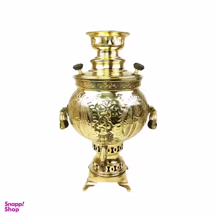 سماور زغالی کد 9918 ظرفیت 6 لیتر