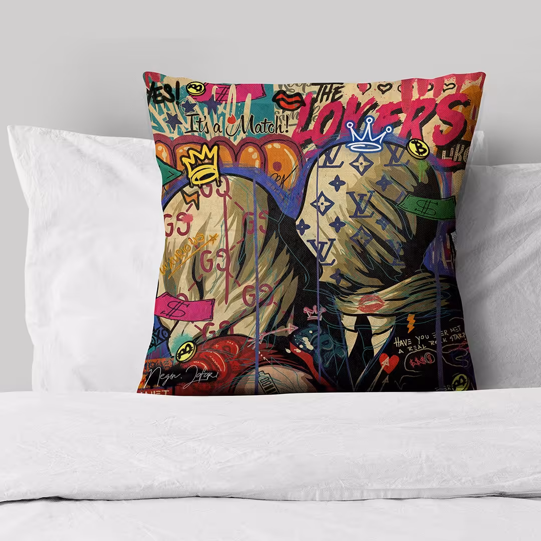 کوسن مخمل فانتری - PL11