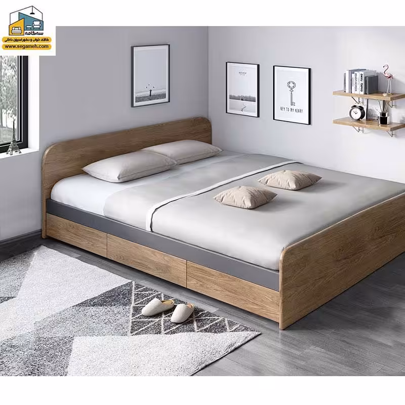 تخت خواب دونفره کد BDP02