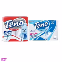 دستمال حوله ای و دستمال توالت تنو مدل T12-H2مجموعه 2 عددی