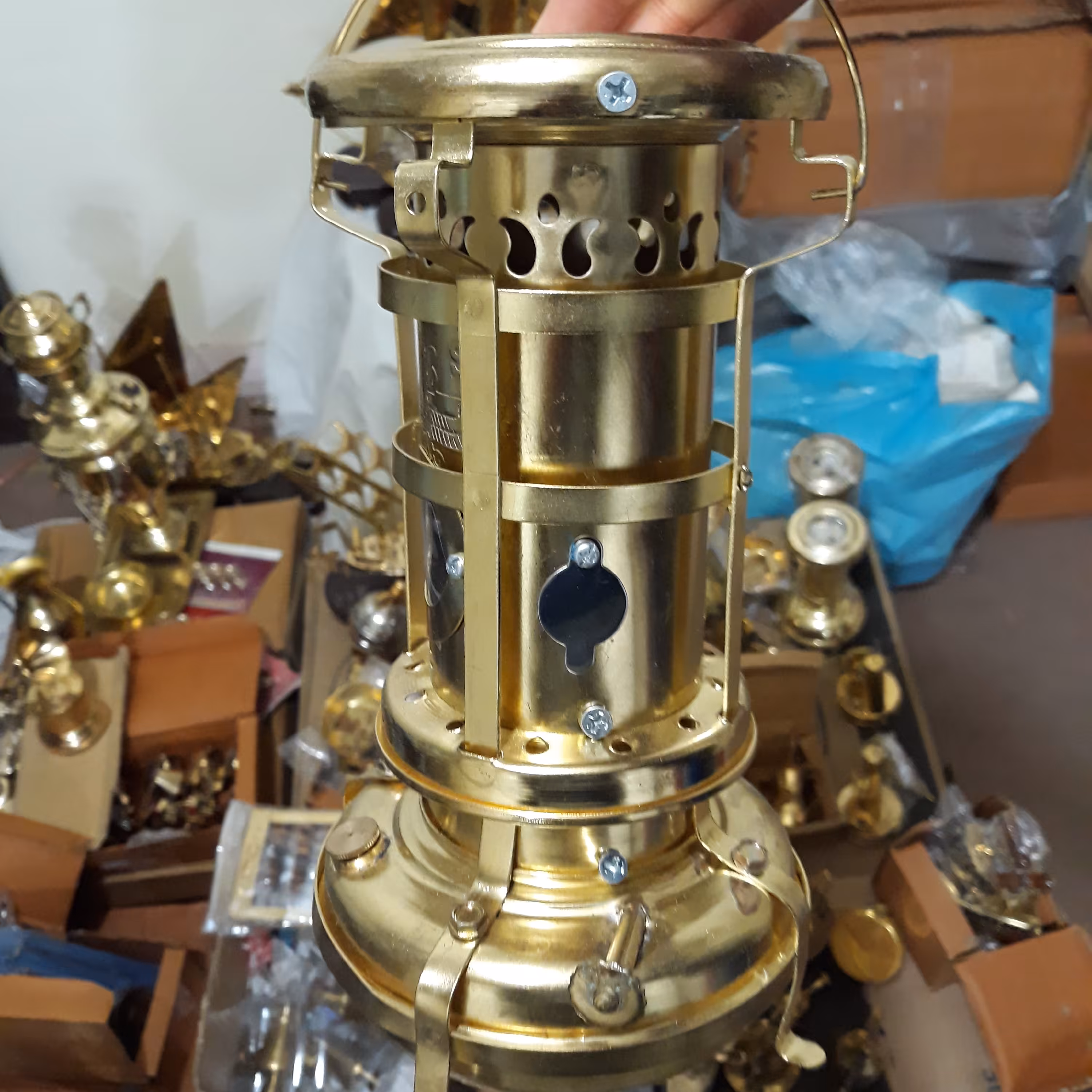 چراغ والر علائدین برنجی باکیفیت وبسیار زیبا کاربردی وتزیینی