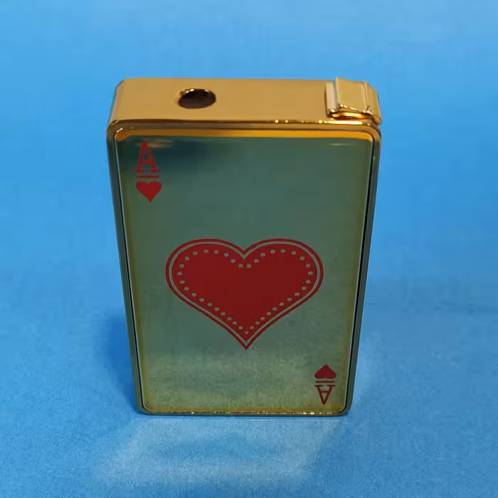 فندک  فانتزی دل طلایی 