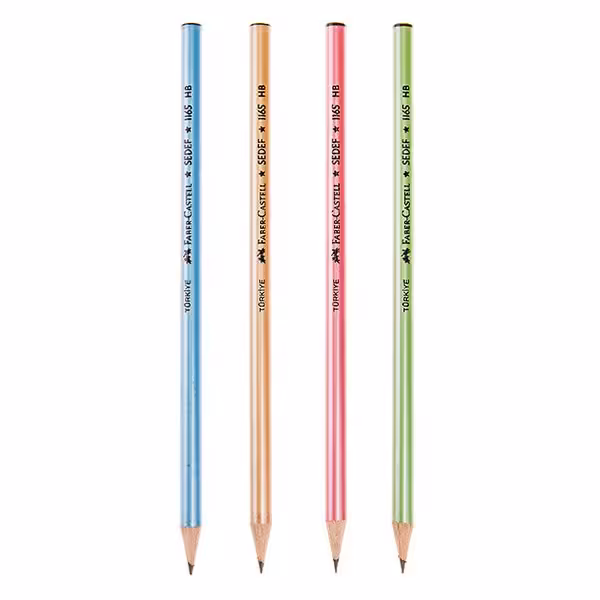 مداد مشکی فابر کاستل مدل Sedef - بسته 4 عددی