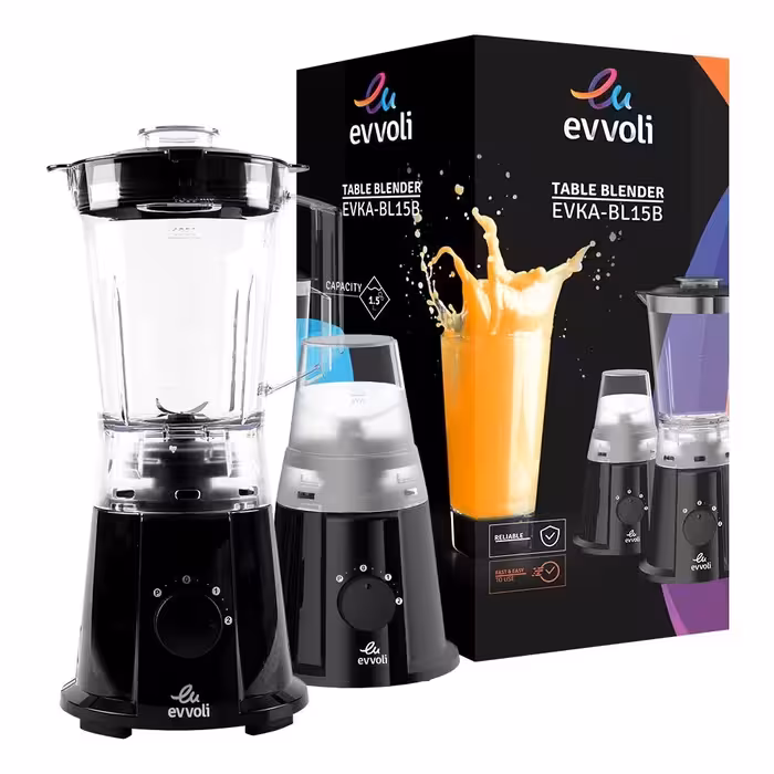 مخلوط کن و خردکن دو کاره ایوولی ((گارانتی دار))مدل EVKA-BL15MB