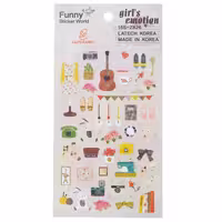 برچسب (استیکر) فانتزی کد 15S-Z826 طرح گیتار FUNNY