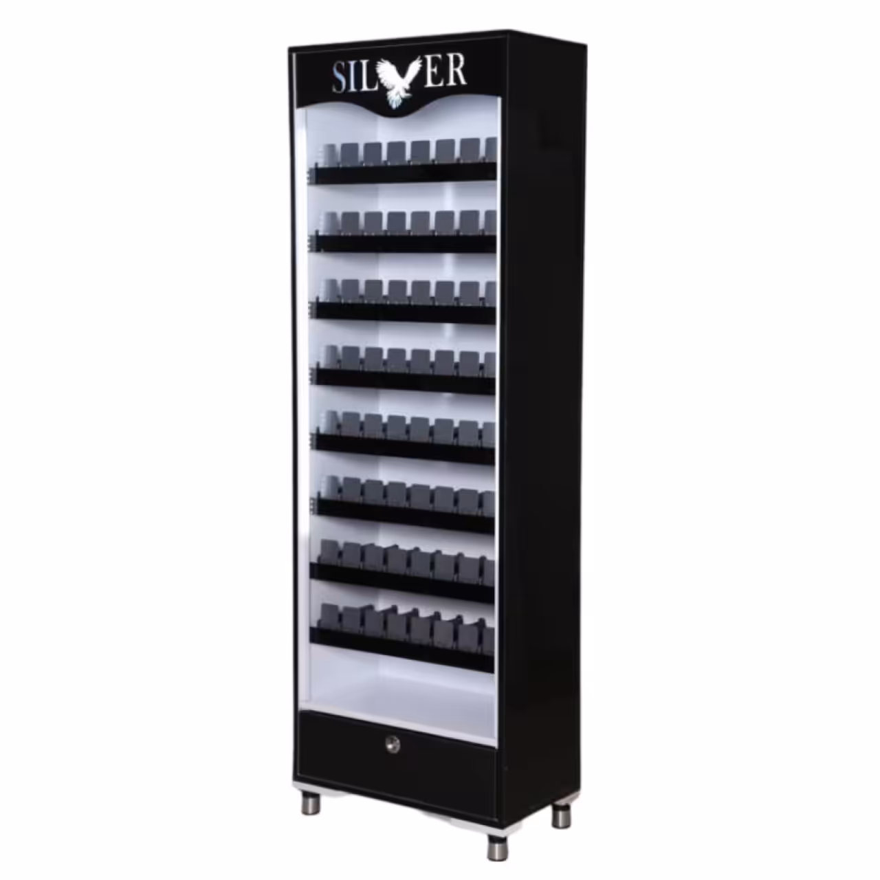 استند و قفسه سیگار شارپ ایران مدل تک کشو مشکی