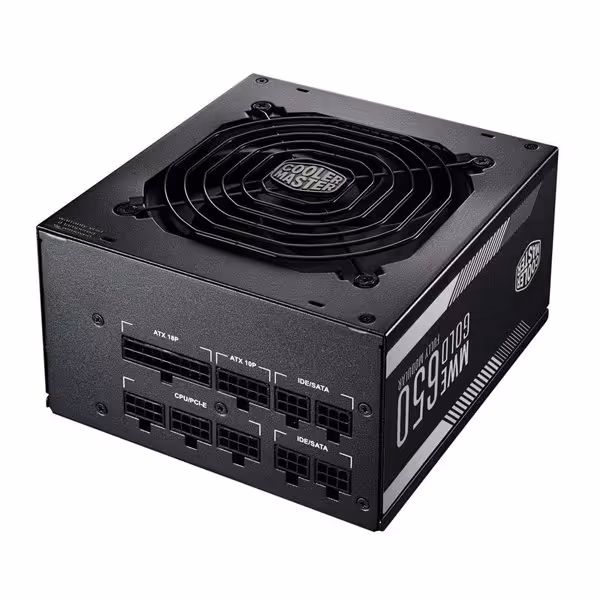 منبع تغذیه کامپیوتر کولر مستر مدل MWE Gold 650W Full Modular