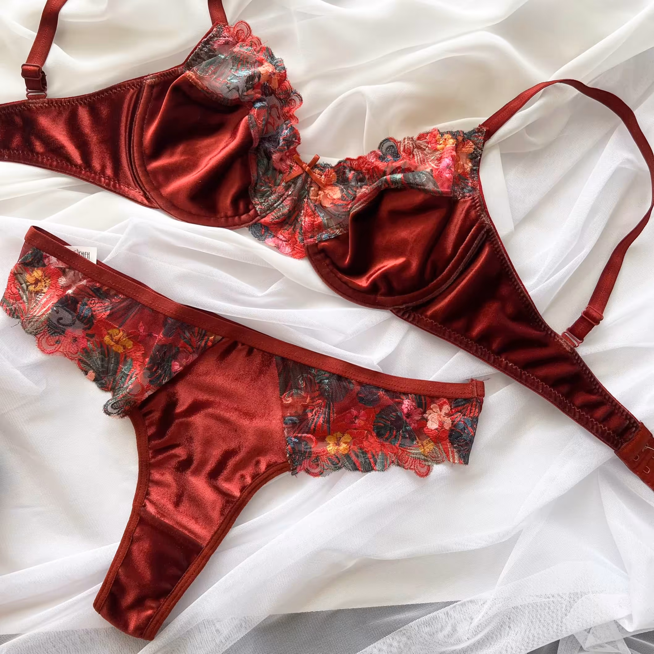 ست دانتل مخمل کوبیده 