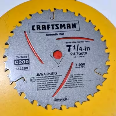 دو عدد تیغ اره کاربیت دار 24 دندانه آمریکایی