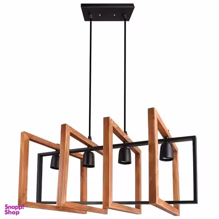 لوستر آویز 4 شعله چشمه نور کد AB1338/4