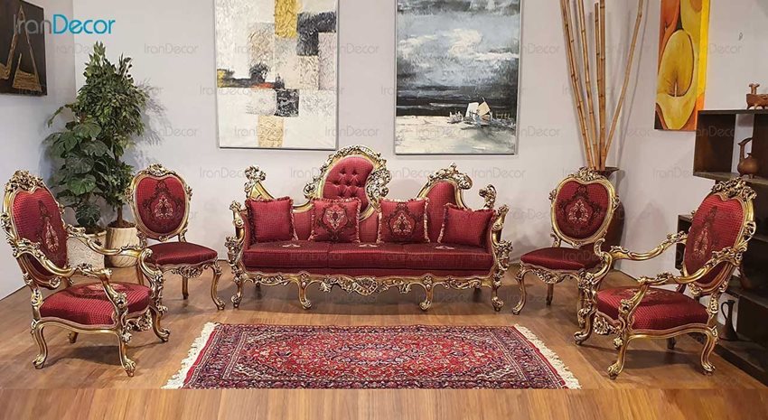 سرویس مبلمان استیل مدل آیسان کد 1 از ویترا