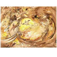 کد 27012 - نخ و نقشه کامپیوتری تابلو فرش عرشیان طرح مینیاتور
