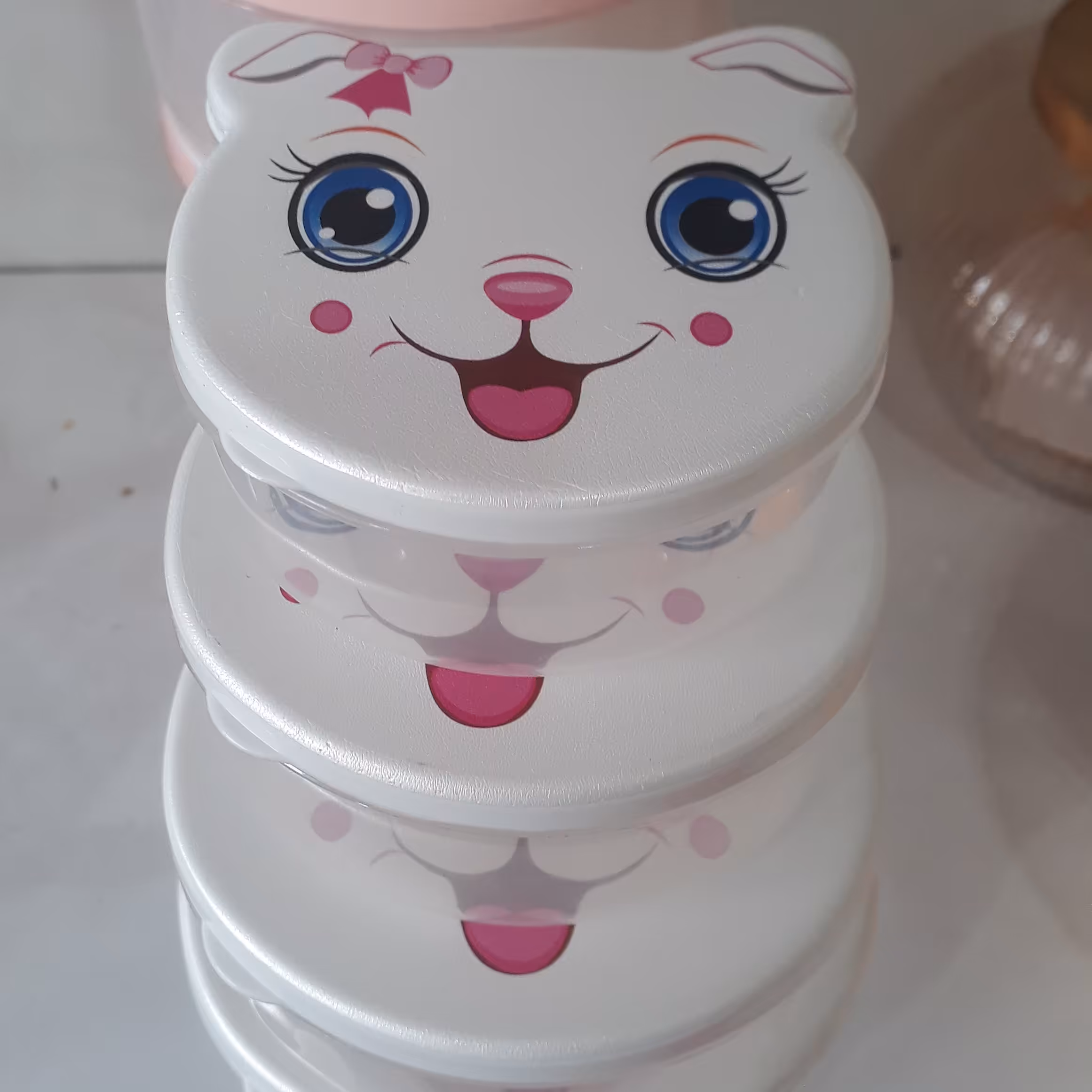 ظرف غذا چهارتایی حیوانات