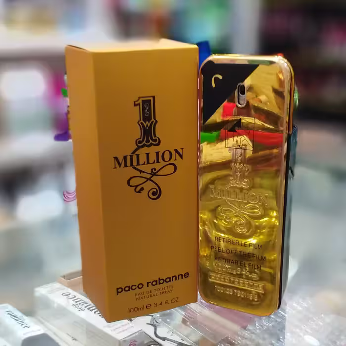 ادکلن وان میلیون مردانه 100 میل ادکلن شمش طلا وان میلیون  One million عطر وان میلیون 1milion عطر وان ملیون رایحه جذاب 