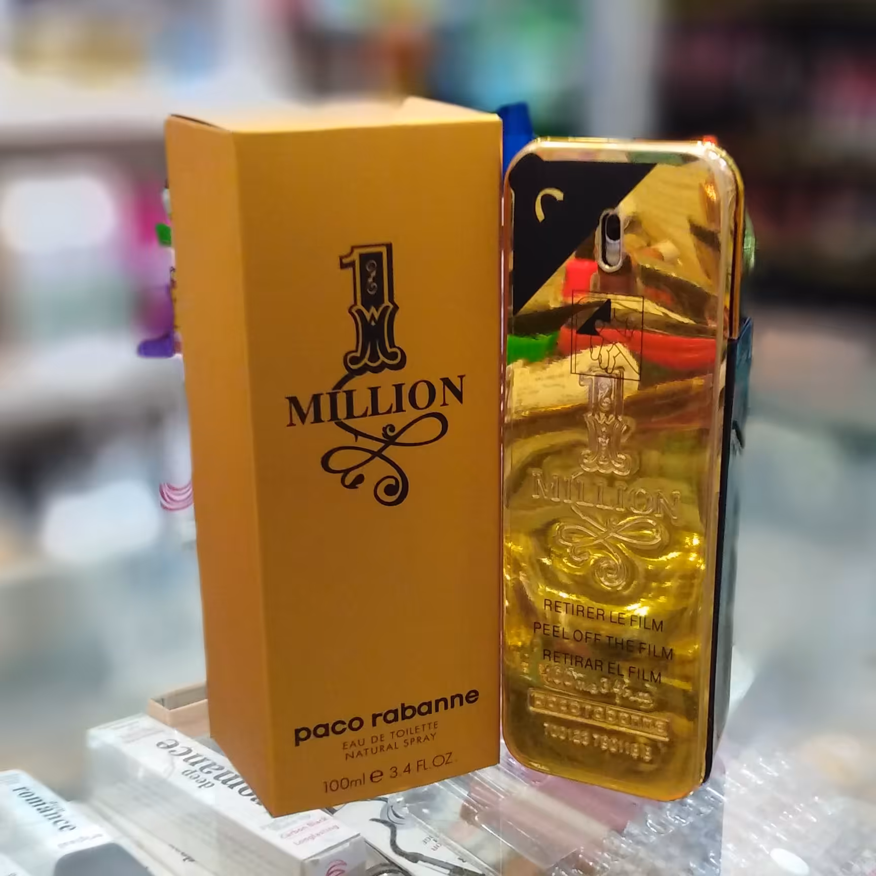 ادکلن وان میلیون مردانه 100 میل ادکلن شمش طلا وان میلیون  One million عطر وان میلیون 1milion عطر وان ملیون رایحه جذاب 