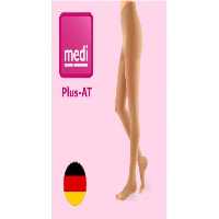 جوراب واریس شلواری نازک مدی آلمان Medi Plus AT - کلاس فشار 2 - کرم - کد 559