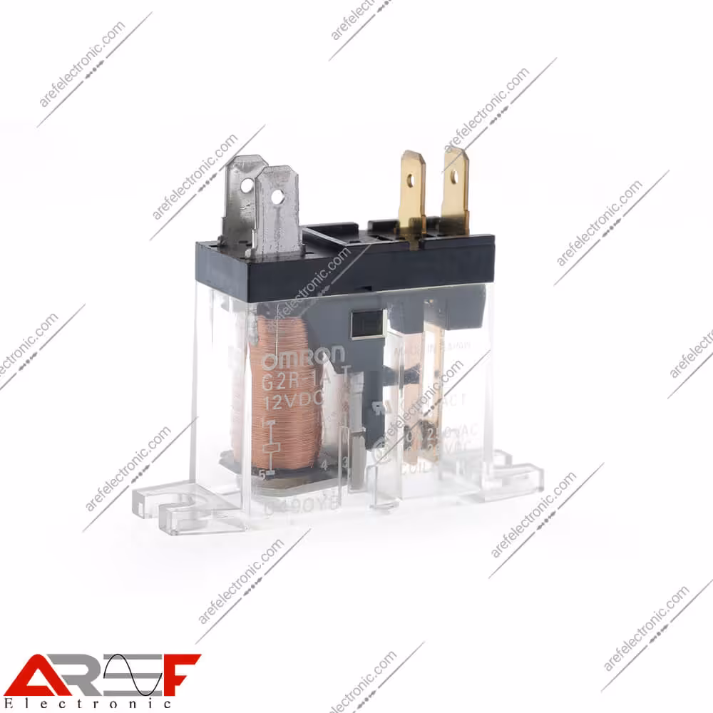 رله امرن مدل G2R-1A-T دارای 12 ولت و 4 پین - فروشگاه عارف الکترونیک
