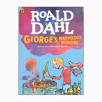 کتاب Georges marvelous medicine اثر Roald Dahl انتشارات Puffin