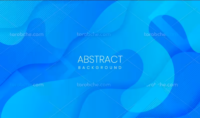 وکتور بکگراند آبی رنگ انتراعی | گرافیک با طعم تربچه