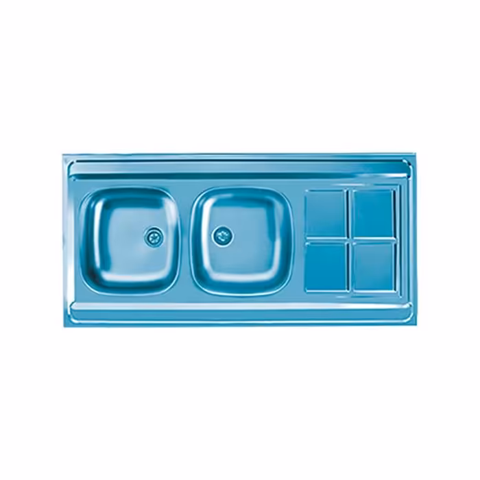 سینک معمولی دولگن ابی new  s 120 × 50 اخوان AKHAVAN SINK