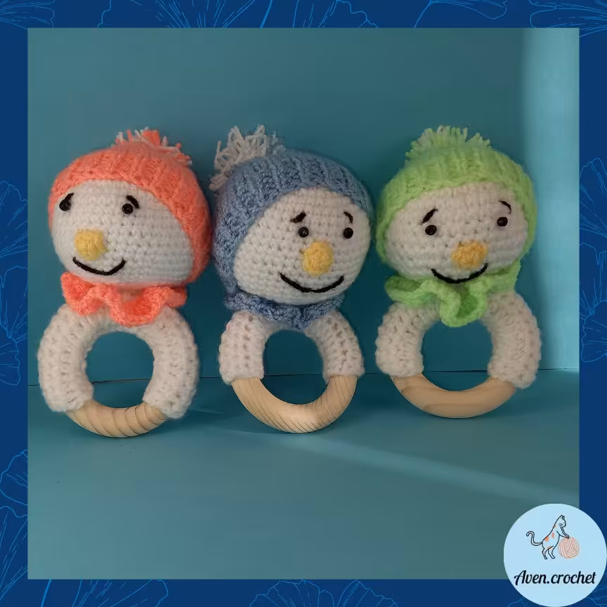 جغجغه آدم برفی 