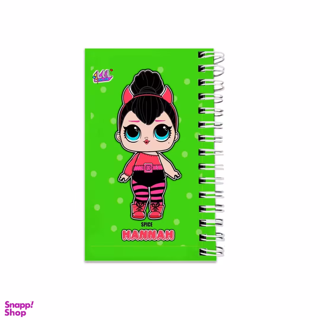 دفترچه یادداشت 64 برگ طرح عروسک ال او ال کد Abc-07128