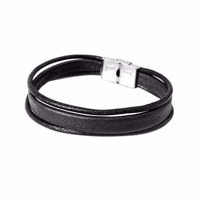 دستبند چرم لانکا مدل BB-17