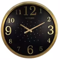 ساعت دیواری آرتمیس مدل 2000 گلد (طلایی) صفحه مشکی