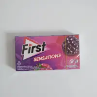 آدامس فرست ترکیه First Sensation با طعم تمشک و شاه توت سایز 27 گرمی