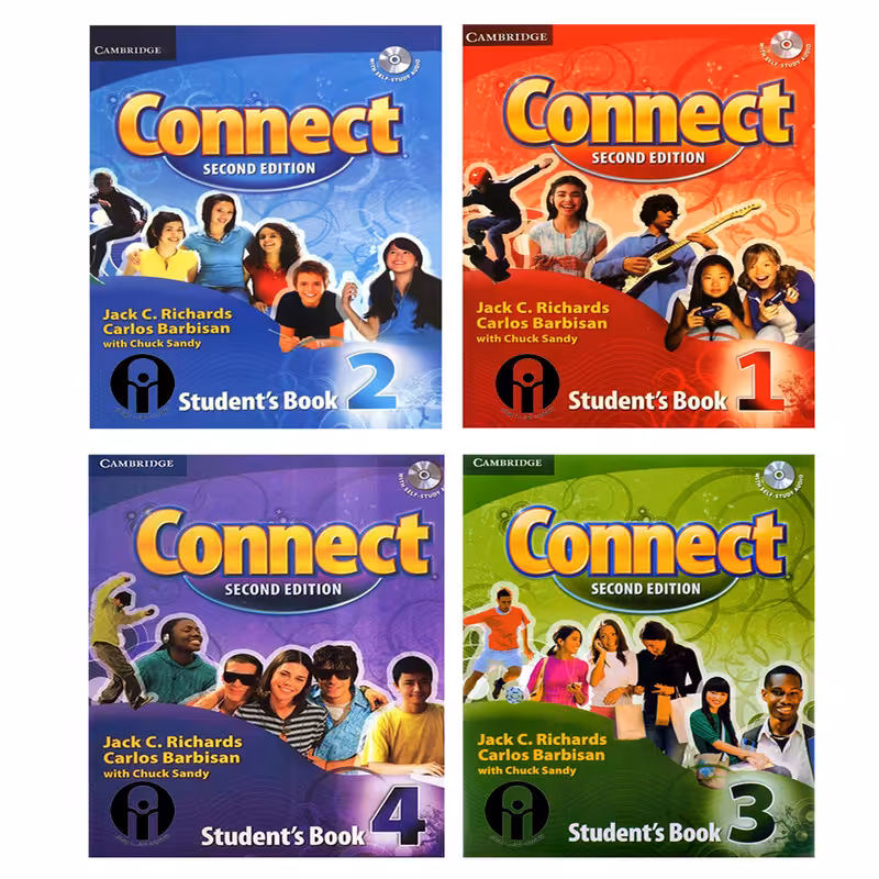 کتاب Connect اثر جمعی از نویسندگان انتشارات الوندپویان 4 جلدی