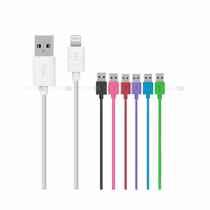 کابل شارژ لایتنینگ برند بلکین Belkin Lightning Cable 1.2M