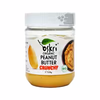 کره بادام زمینی کرانچی ارگانیک 220 گرم اوسکری - oskri